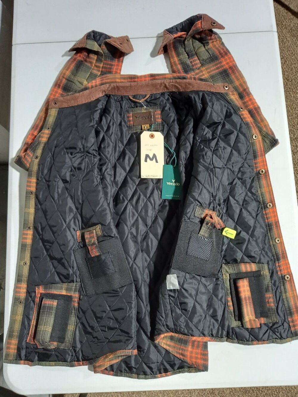 Concealed Carry Quilt Lined Shirt Jacket - Army | Medium - Picture 4 of 7